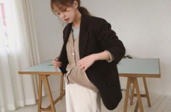 冬天帅气小姐姐照片,时尚小姐姐的冬日风采